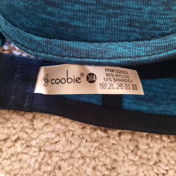 NWT Coobie 36 A Bra..  Padded Underwire, removable straps. - Picture 3 of 4